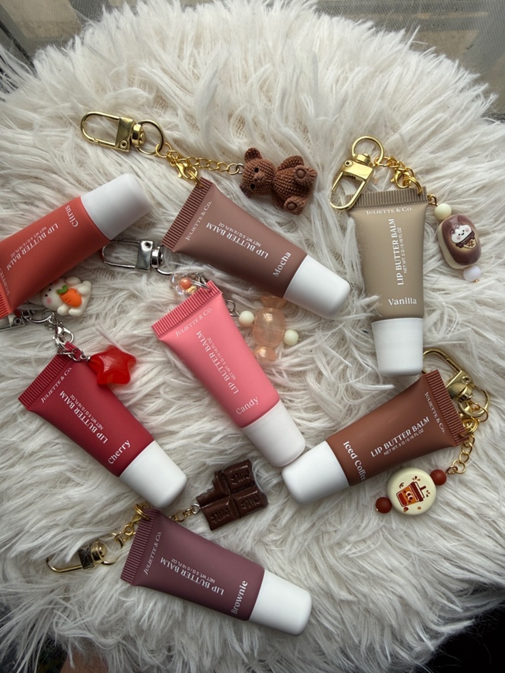 (1) Juliette & Co. Lip Butter Balm - Handmade Custom Lippie Charms